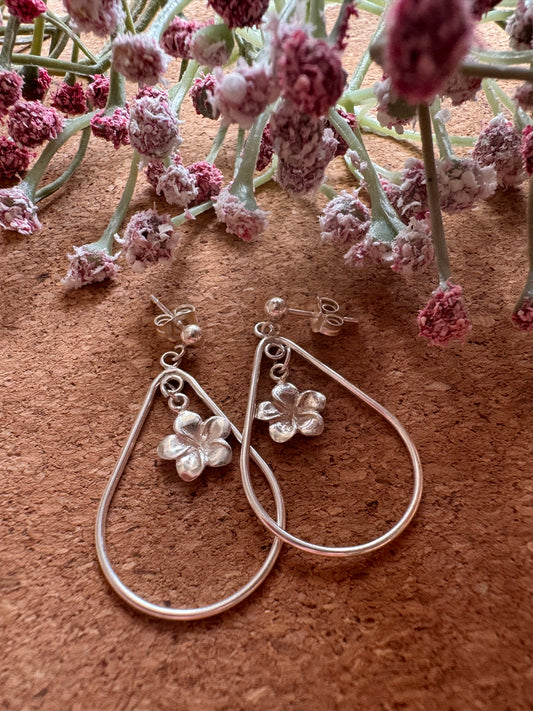 Flower Drop Earrings