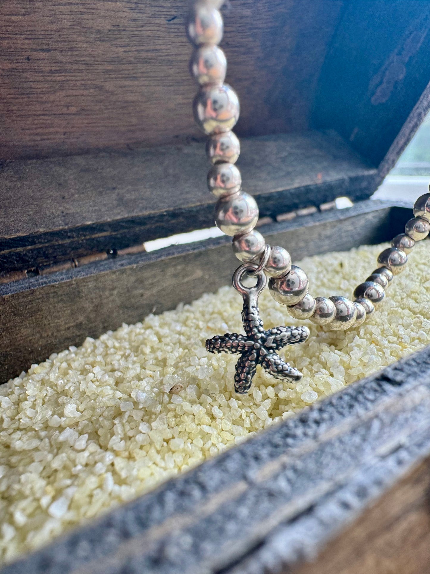 Sterling Silver Starfish Bracelet