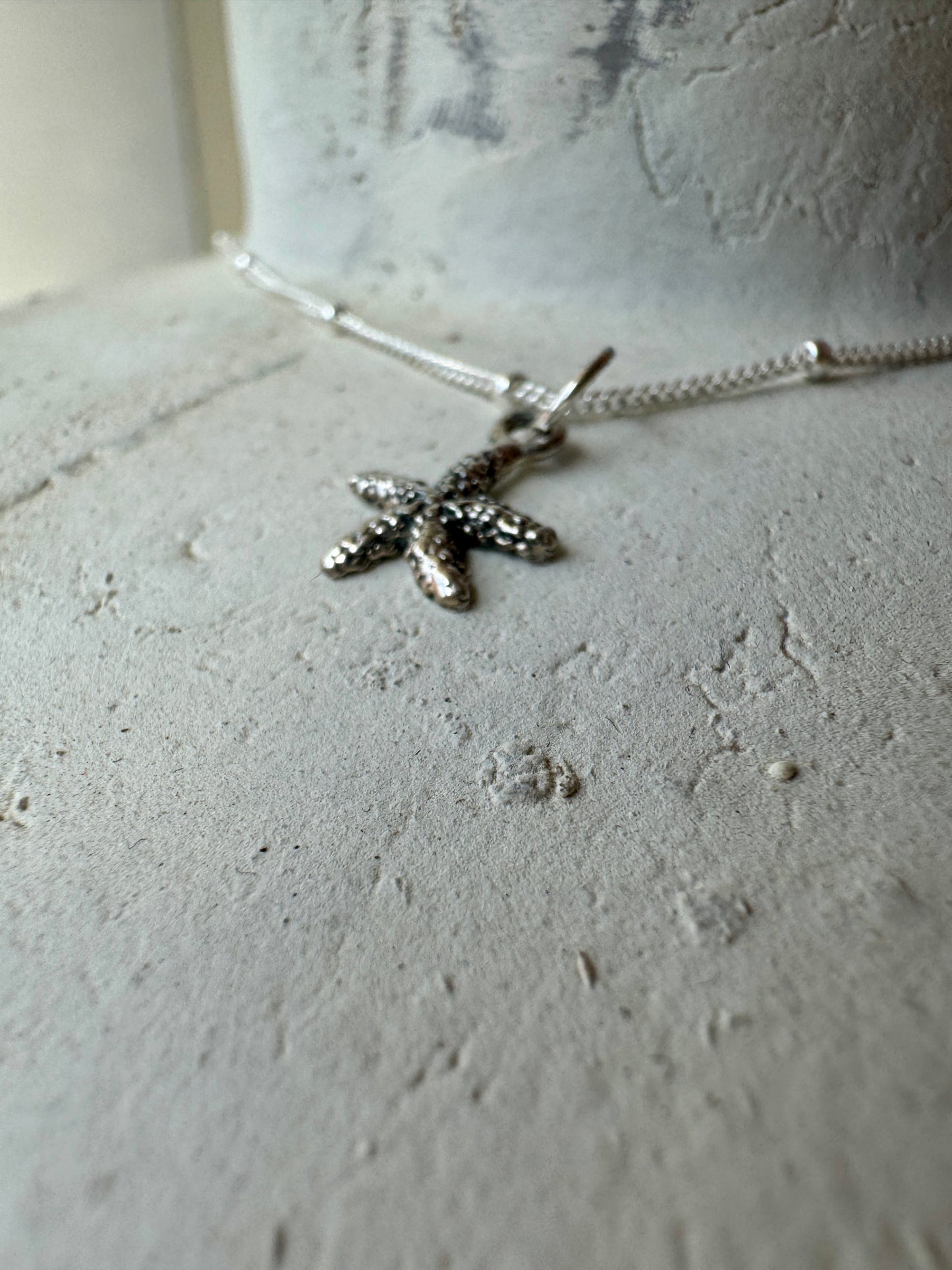 Sterling Silver Starfish Necklace