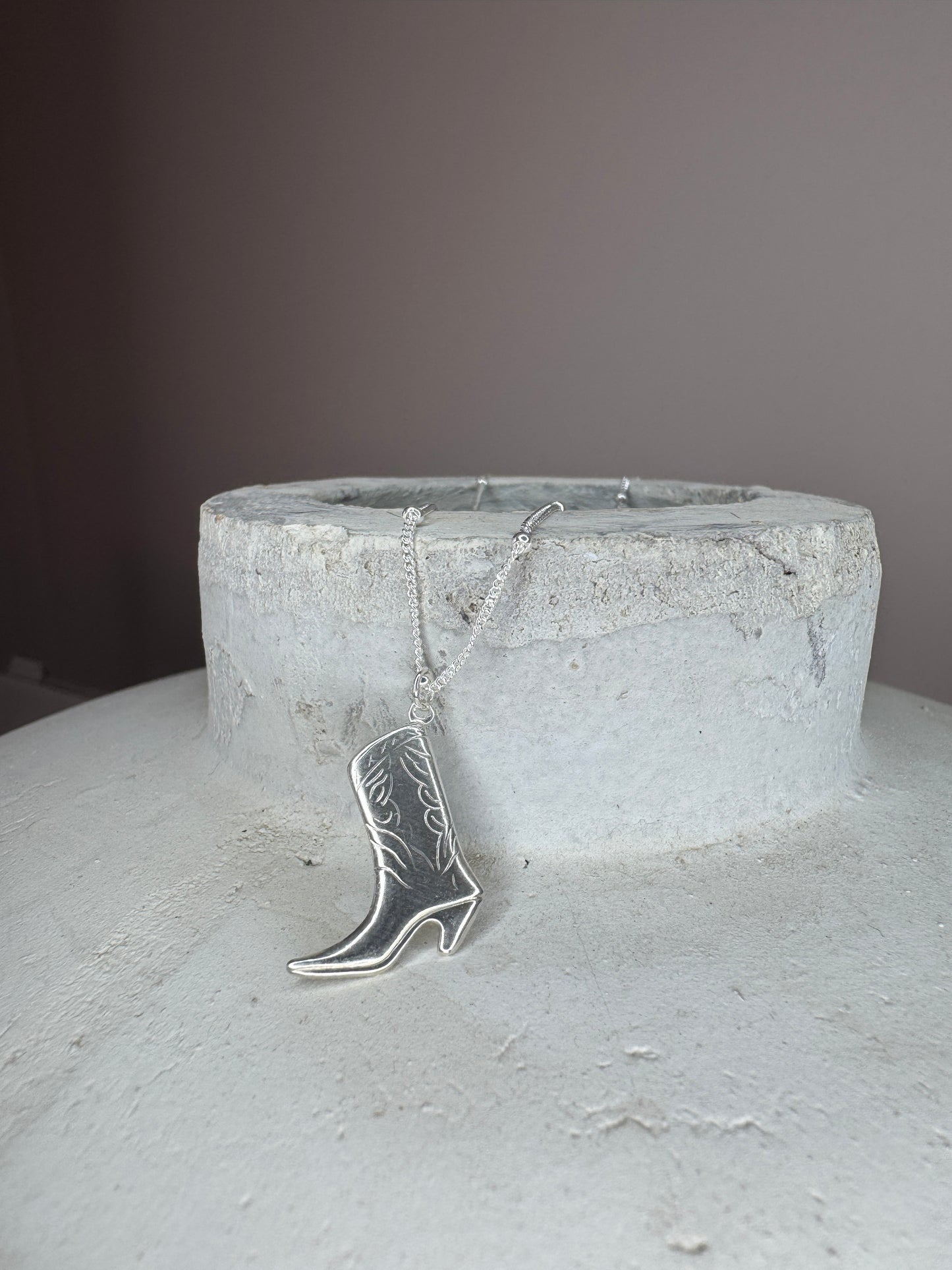 Cowgirl Boot Necklace