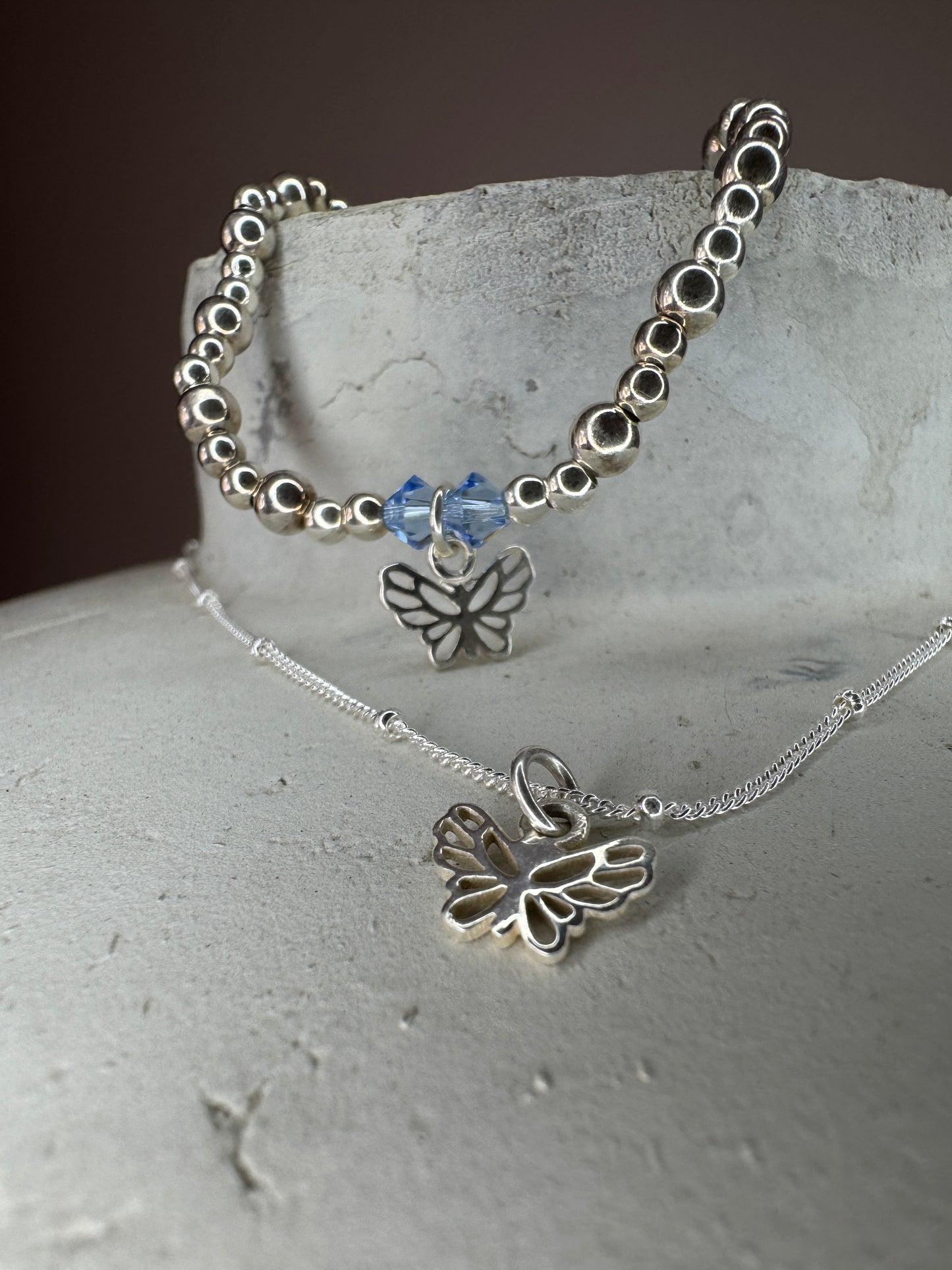 Sterling Silver Butterfly Necklace