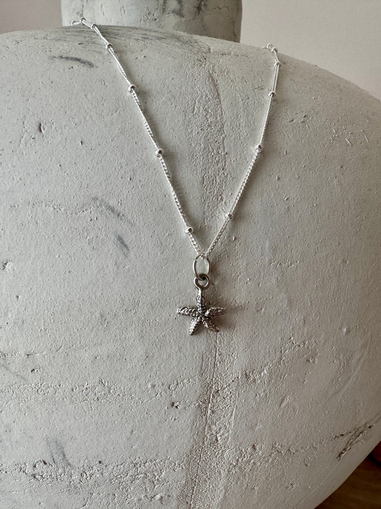 Sterling Silver Starfish Necklace