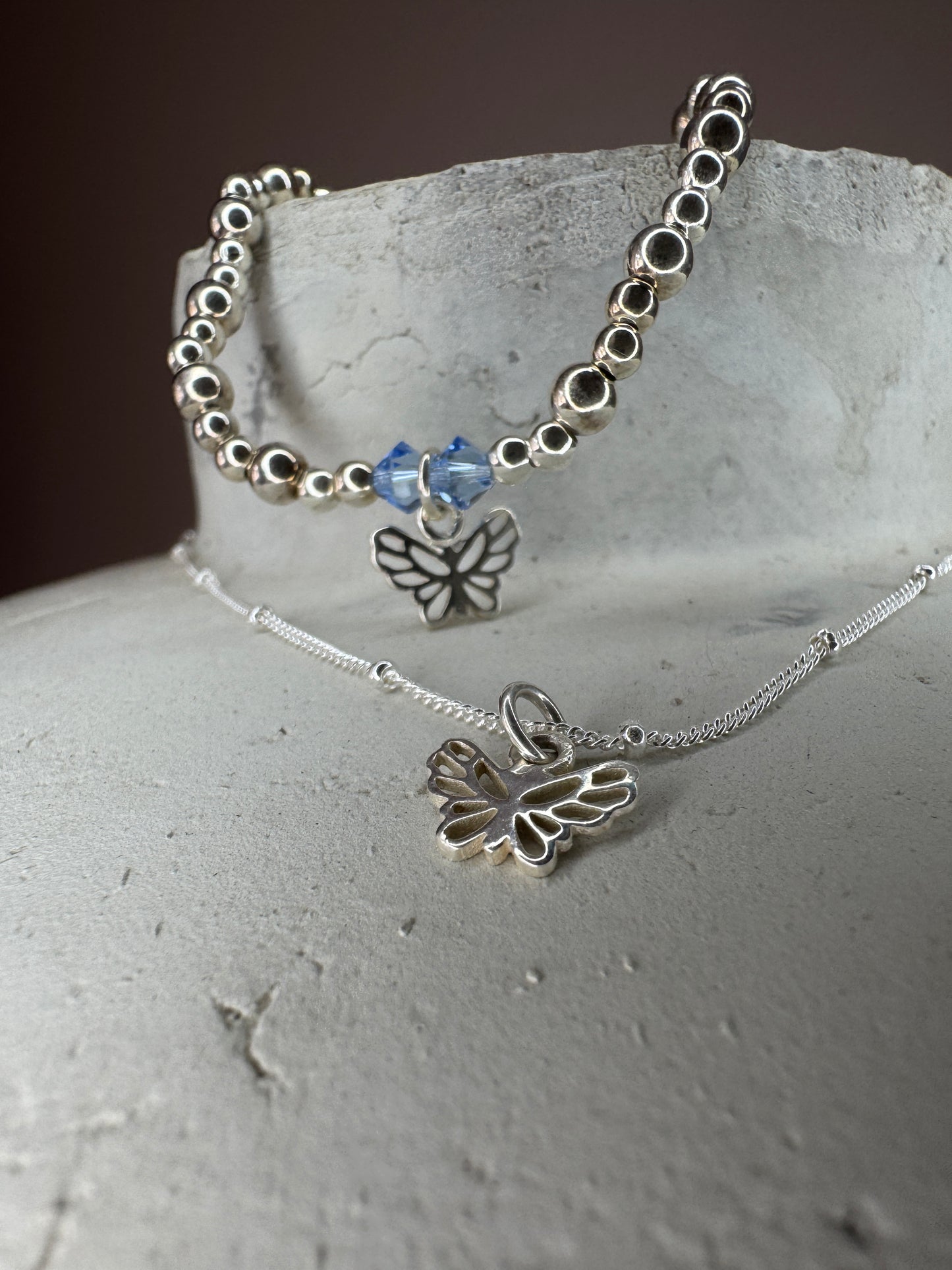 Sterling Silver Butterfly Necklace