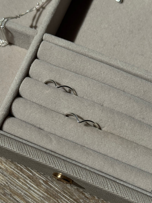 Sterling Silver Chevron Ring