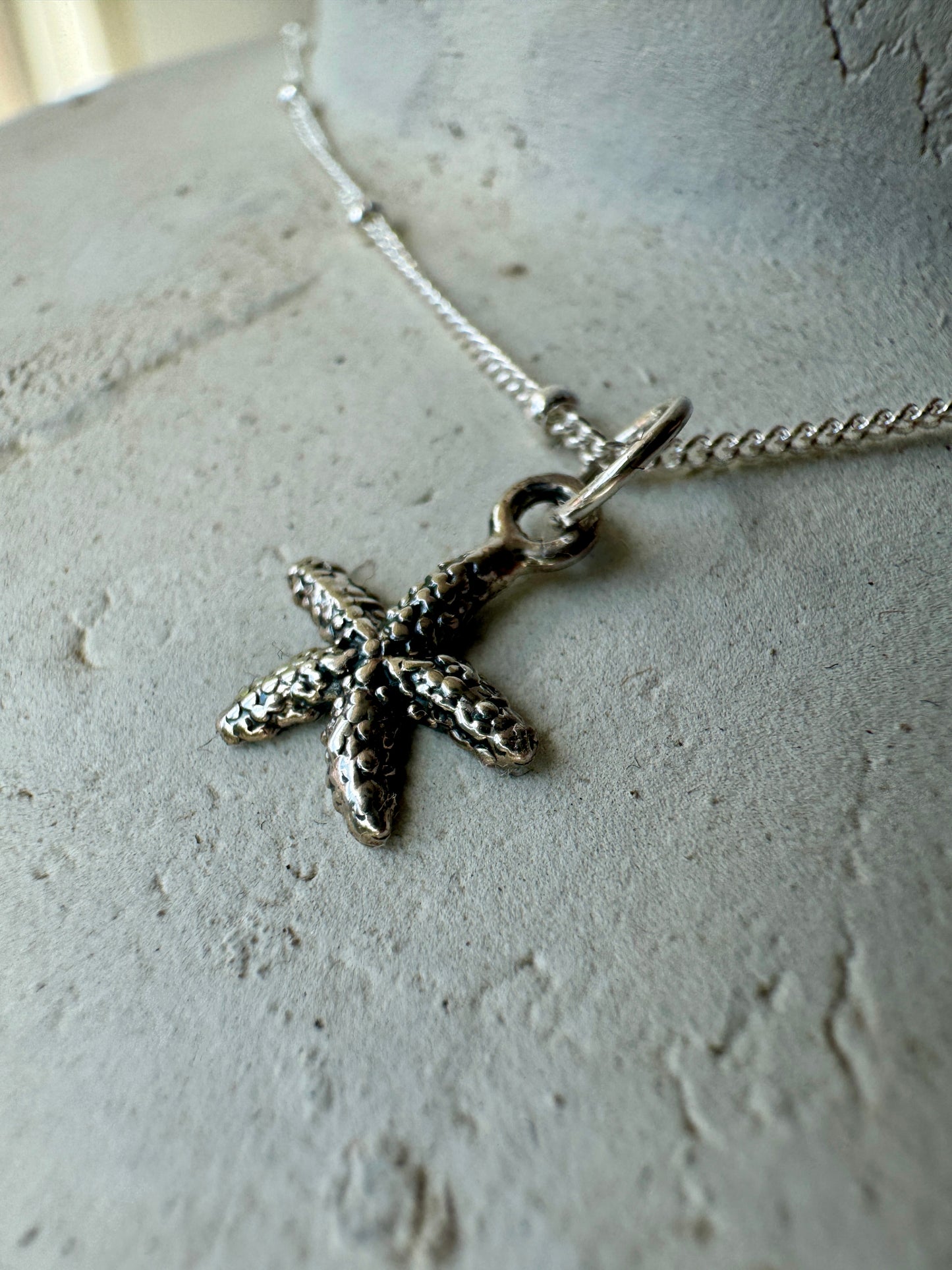 Sterling Silver Starfish Necklace