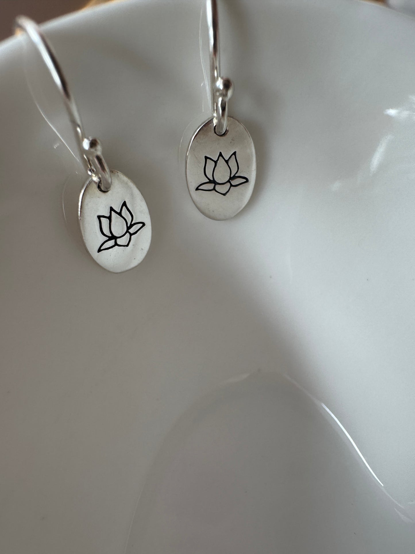 Lotus Wire Earrings